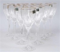 Set of 10 Mikasa Wine Glasses