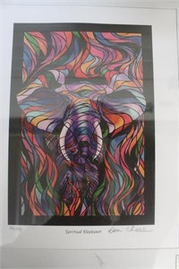 " Spiritual Elephant " Don Chase / Signed / 94/99