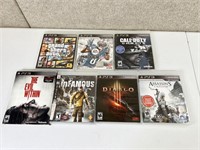 Lot of 7 - PS3 Playstation Games