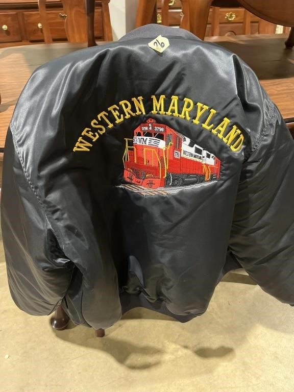 Western Md RR jacket