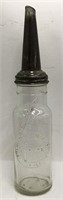 Standard Oil Company Glass Oil Bottle