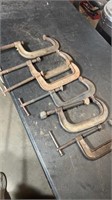 Large c clamps see pictures for sizes