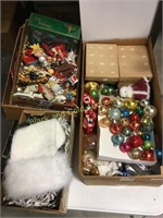 Box lot of Christmas ornaments