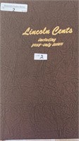 1909-2016-S Lincoln Cents in Dansco Album Complete