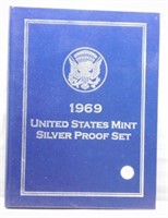 1969 U.S. Mint Silver Proof Set.