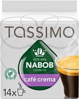 Sealed- Tassimo Nabob Café Crema Coffee Single Ser