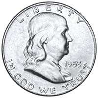 1953-D Franklin Half Dollar UNCIRCULATED