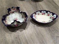 2 BEAUTIFUL ANTIQUE BOWLS