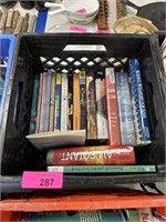 CRATE WITH BOOKS