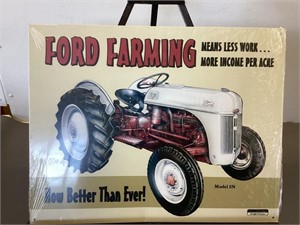 Sign tin ford farming