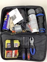 Roadside emergency kit in bag