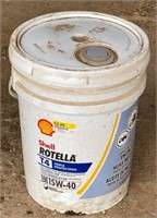 5gal Bucket Shell Rotella T-4 Oil