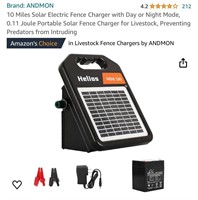 ANDMON 4.2 212 10 Miles Solar Electric Fence