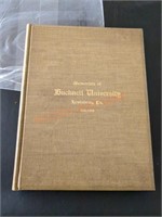 Vintage 1896 Memorials of Bucknell University