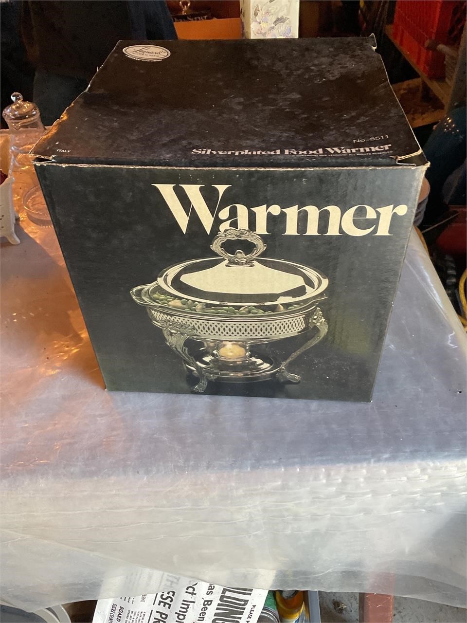 Vintage silver plated food warmer