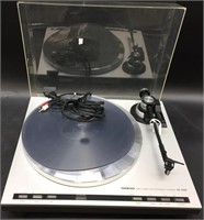Onkyo turn table model CP-1150F with cords, and li