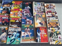 Lot of Baseball & Football Cards & Magazines