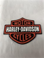 Cast iron Harley-Davidson sign 6”x8”
