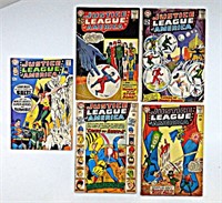 (5) DC JUSTICE LEAGUE OF AMERICA 12-CENT ISSUES