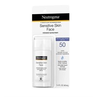 New Neutrogena Sensitive Skin Face Liquid Mineral