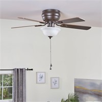 $75  Harbor Breeze Mayfield 44-in Bronze LED Fan