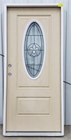 (WE) Reeb 36" Prehung Exterior Door, Oval