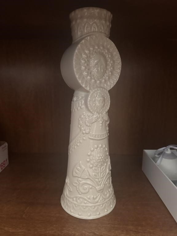 LARGE RELIGIOUS CANDLESTICK