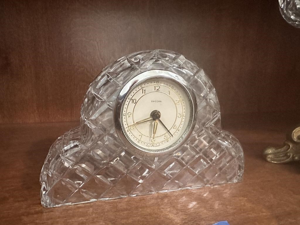 WATERFORD GLASS CLOCK