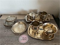 Lot of silver-plated misc and some unknown s