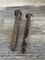 Two 6" Railroad Spikes