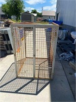 Steel cage security cabinet 40x48x56" tall