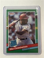 1991 Donruss #423 Wes Chamberlain Rated Rookie!