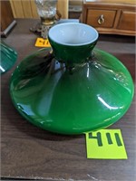 Green Cased Glass Lampshade