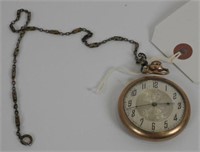 Waltham gold plated pocket watch