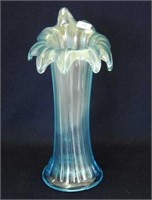 Thin Rib 9" JIP vase - ice blue