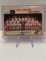 75/76 St Louis Blues Team Checklist