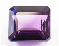 10.55ct Emerald Cut Purple Natural Musgravite GGL