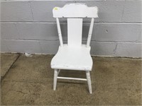 Painted Plank Seat Side Chair