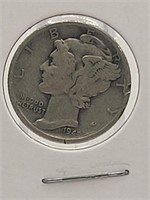 90% Silver 1941 Mercury Head Silver Dime