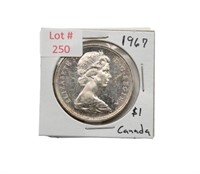 1967 Canadian Silver Dollar