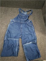 Vintage Roebuck denim bib overalls, 40x32