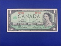 Canadian Confederation 1 Dollar Bill (1967)