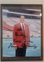 Gene Stallings autographed picture to Billy 8x10