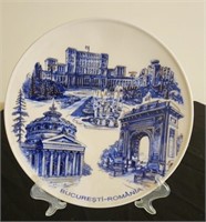 Bucuresti-romania decorative plate with stand
