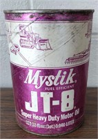 Vintage Mystik JT-8 Quart Oil Can