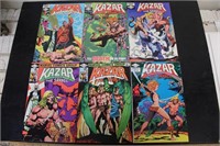 Kazar The Savage Comics # 10-15 /1982 Complete