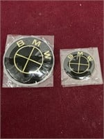 Set of Black & Gold Emblems for BMW