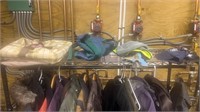 Lot of jackets and other clothing items