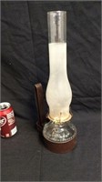 Wall hanging oil lamp