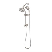 Glacier Bay 6-Spray Wall Bar Rain Can Showerhead w